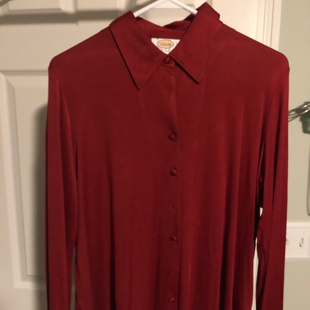 Talbot’s silk business blouse